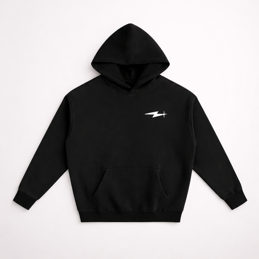 Black & White Oversized Hoodie